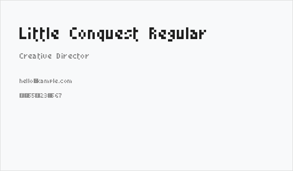 Little Conquest Regular Business Card
