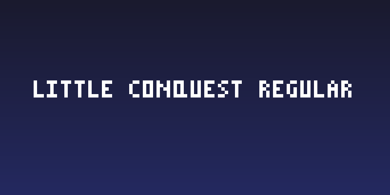 Little Conquest Regular Social Header