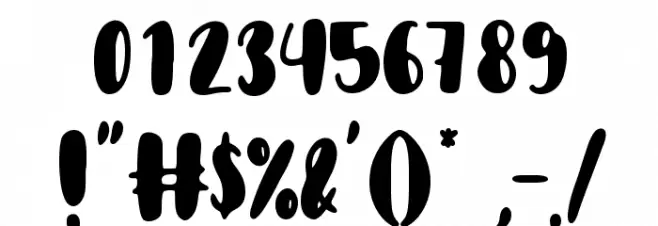 Little Cupcakes Font OTHER CHARS