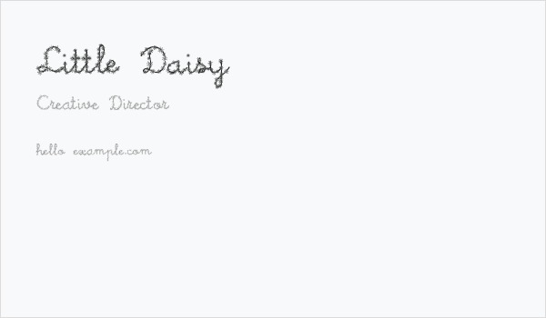 Little Daisy Business Card