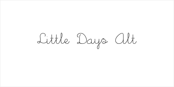 Little Days Alt Logo