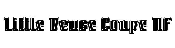Little Deuce Coupe NF Font