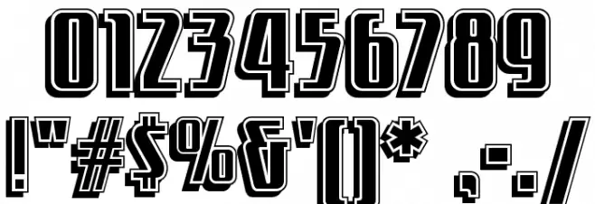Little Deuce Coupe NF Font OTHER CHARS