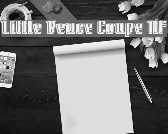 Little Deuce Coupe NF Font examples