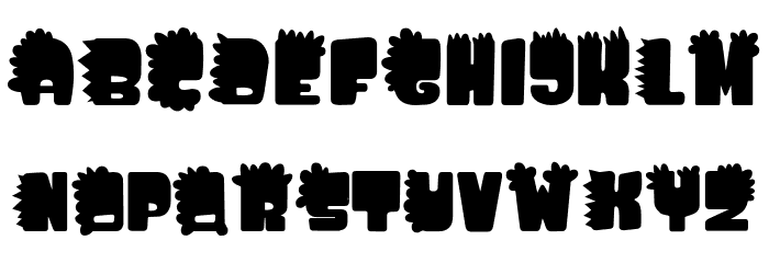 Little Dino PERSONAL USE ONLY! Font UPPERCASE