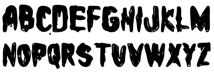 Little Dog of Hell Font LOWERCASE