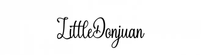 Little Donjuan  フリーフォントのダウンロード