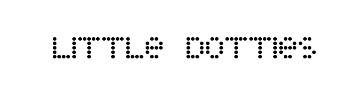 Little Dotties  Frei Schriftart Herunterladen