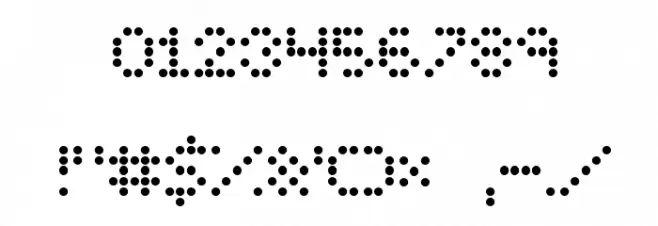 Little Dotties Font OTHER CHARS