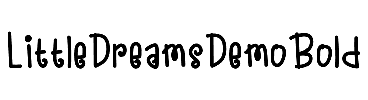 Little Dreams Demo Bold  لخطوط تنزيل