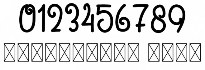 Little Dreams Demo Bold Font OTHER CHARS