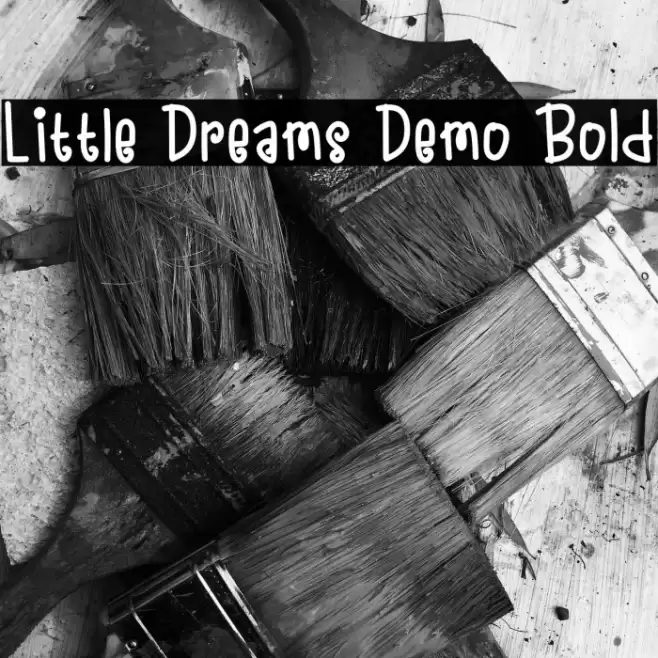 Little Dreams Demo Bold Font examples