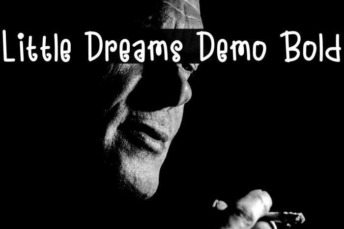 Little Dreams Demo Bold Example 3