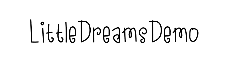 Little Dreams Demo  नि: शुल्क फ़ॉन्ट्स डाउनलोड