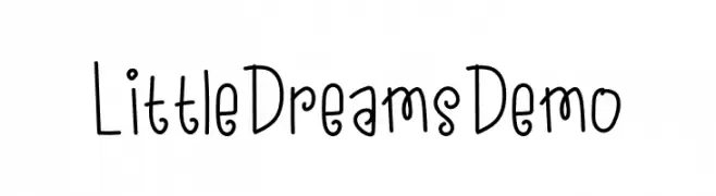 Little Dreams Demo  baixar fontes gratis