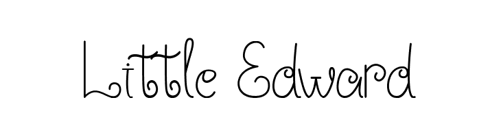 Little Edward  font caratteri gratis