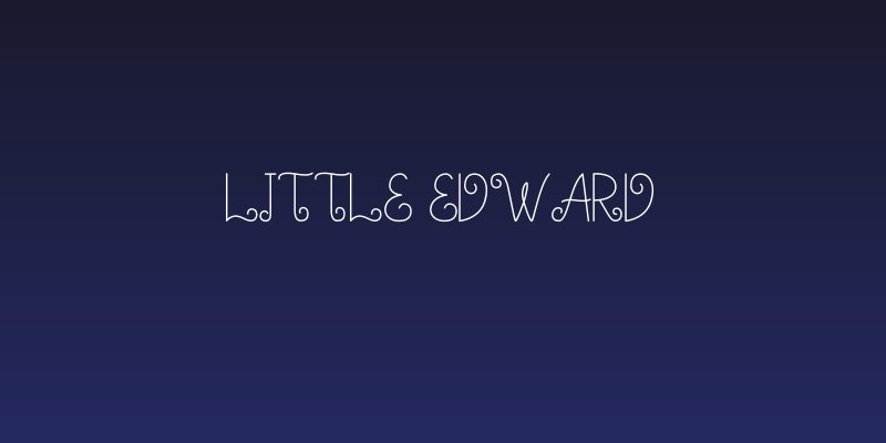 Little Edward Social Header