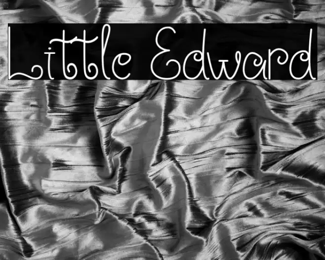 Little Edward Font examples
