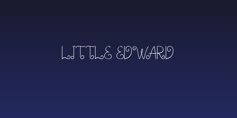Little Edward Social Header