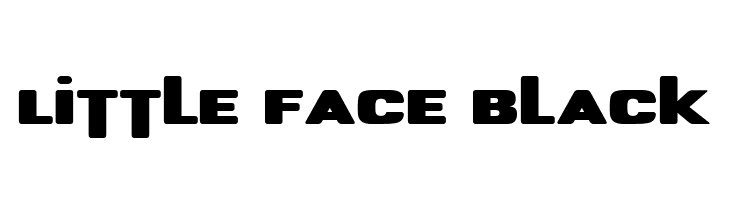 Little Face Black  नि: शुल्क फ़ॉन्ट्स डाउनलोड