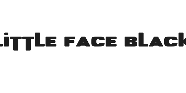 Little Face Black Logo