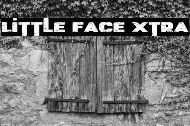 Little Face Xtra Font examples