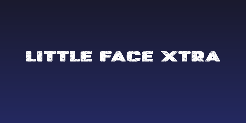 Little Face Xtra Social Header
