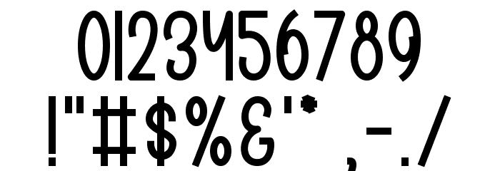 Little Family Font OTHER CHARS