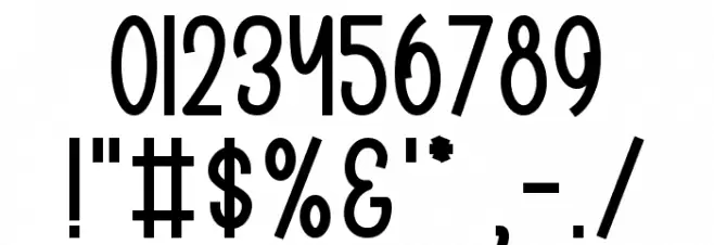 Little Family Font OTHER CHARS