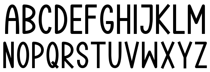 Little Family Font UPPERCASE