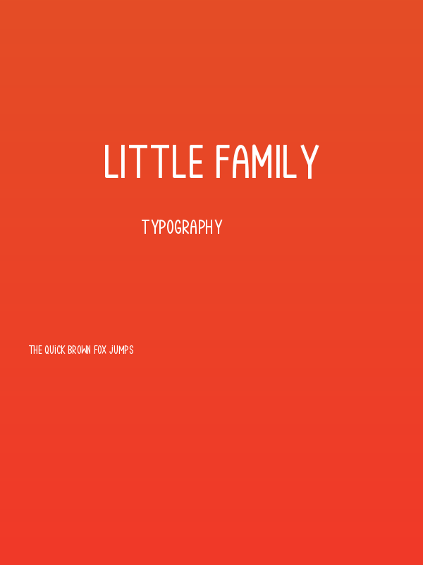 Little Family Poster
