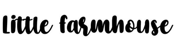 Little Farmhouse  Скачать бесплатные шрифты