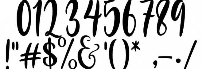 Little Farmhouse Font OTHER CHARS