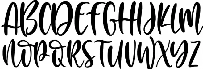 Little Farmhouse Schriftart Groß