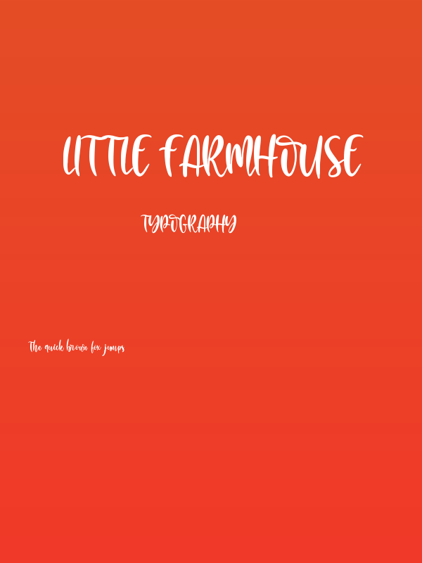 Little Farmhouse Poster