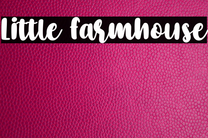 Little Farmhouse Example 2