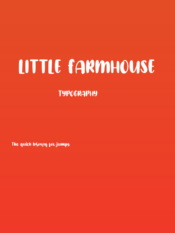 Little Farmhouse Poster