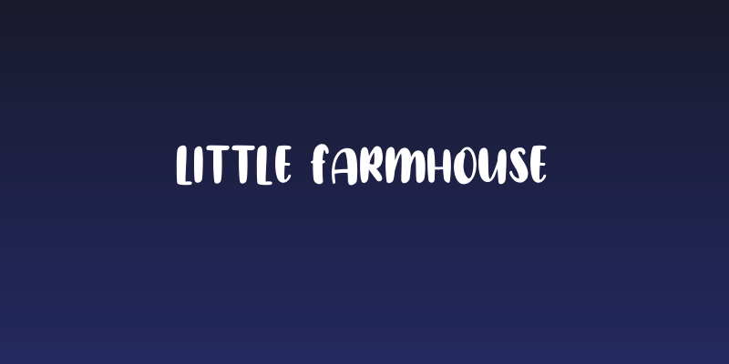 Little Farmhouse Social Header