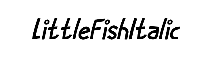 Little Fish Italic  font caratteri gratis