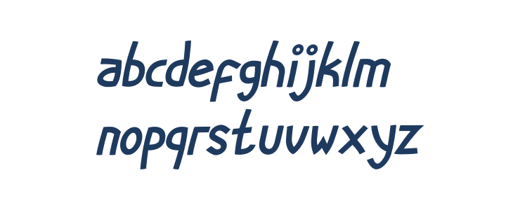 Little Fish Italic Lowercase
