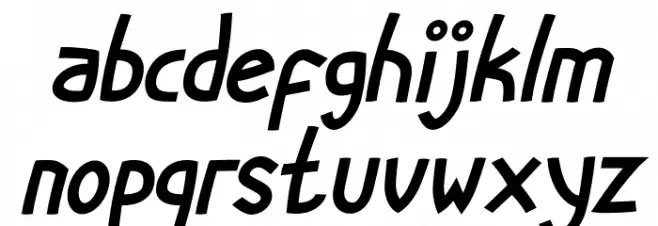 Little Fish Italic Font LOWERCASE