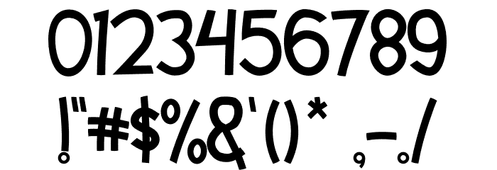 Little Fish Font OTHER CHARS