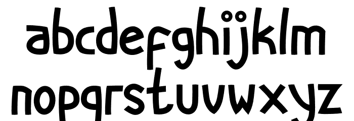 Little Fish Font LOWERCASE