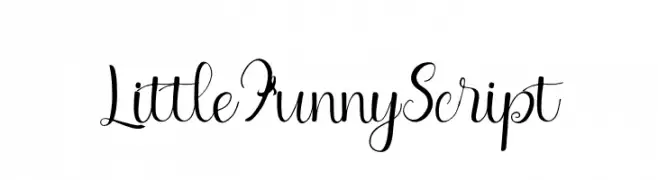 Little Funny Script  Frei Schriftart Herunterladen