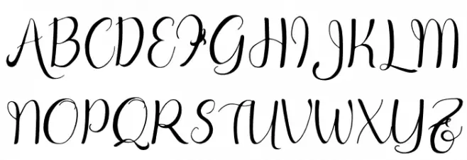 Little Funny Script Schriftart Groß