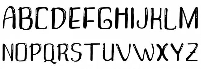 Little Funny Schriftart Groß
