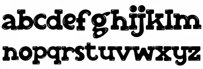 Little Groovy Demo Font Litere mici