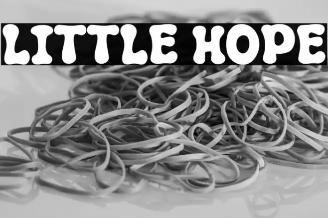Little Hope 字体 examples
