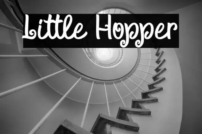 Little Hopper Font examples