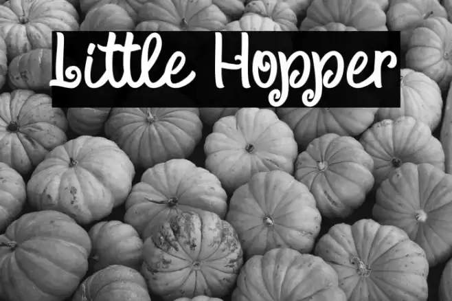 Little Hopper Font examples
